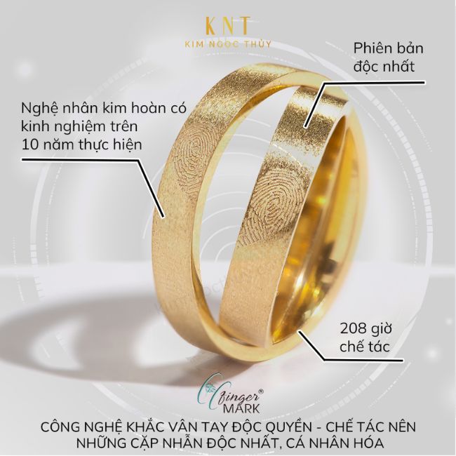 NHẪN CƯỚI KNT VỚI 16 CÔNG NGHỆ CHẾ TÁC NHIỆM MÀU