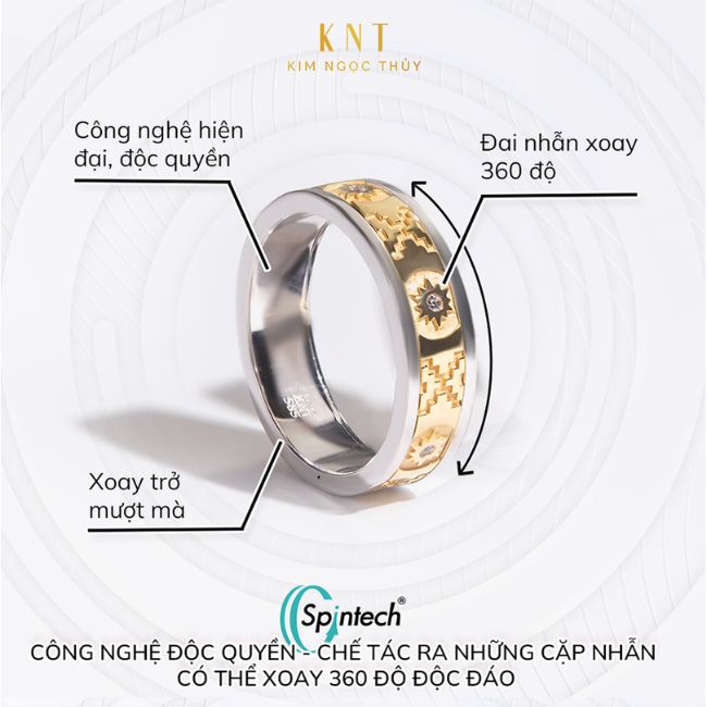 NHẪN CƯỚI KNT VỚI 16 CÔNG NGHỆ CHẾ TÁC NHIỆM MÀU