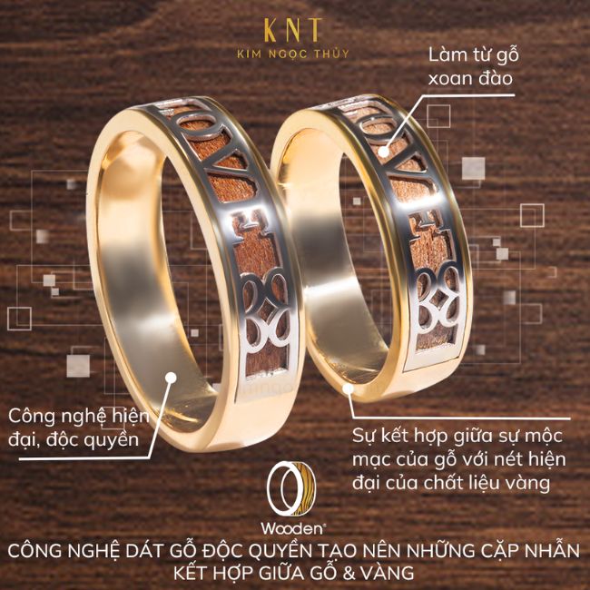 NHẪN CƯỚI KNT VỚI 16 CÔNG NGHỆ CHẾ TÁC NHIỆM MÀU