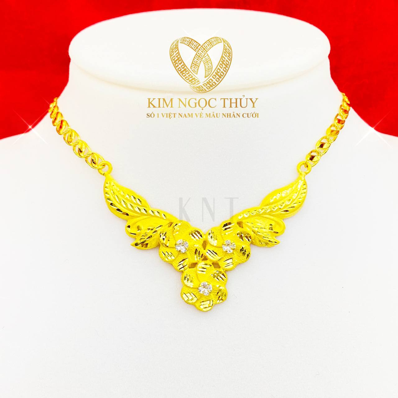 BST DÂY CHUYỀN HOA 2 CHỈ ✿