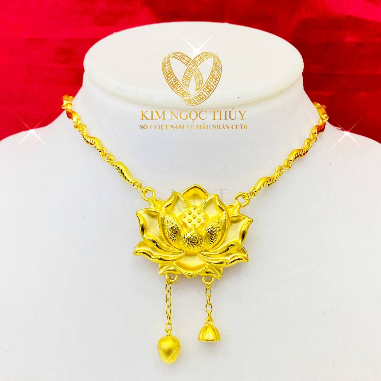 BST DÂY CHUYỀN HOA 3 CHỈ ❀