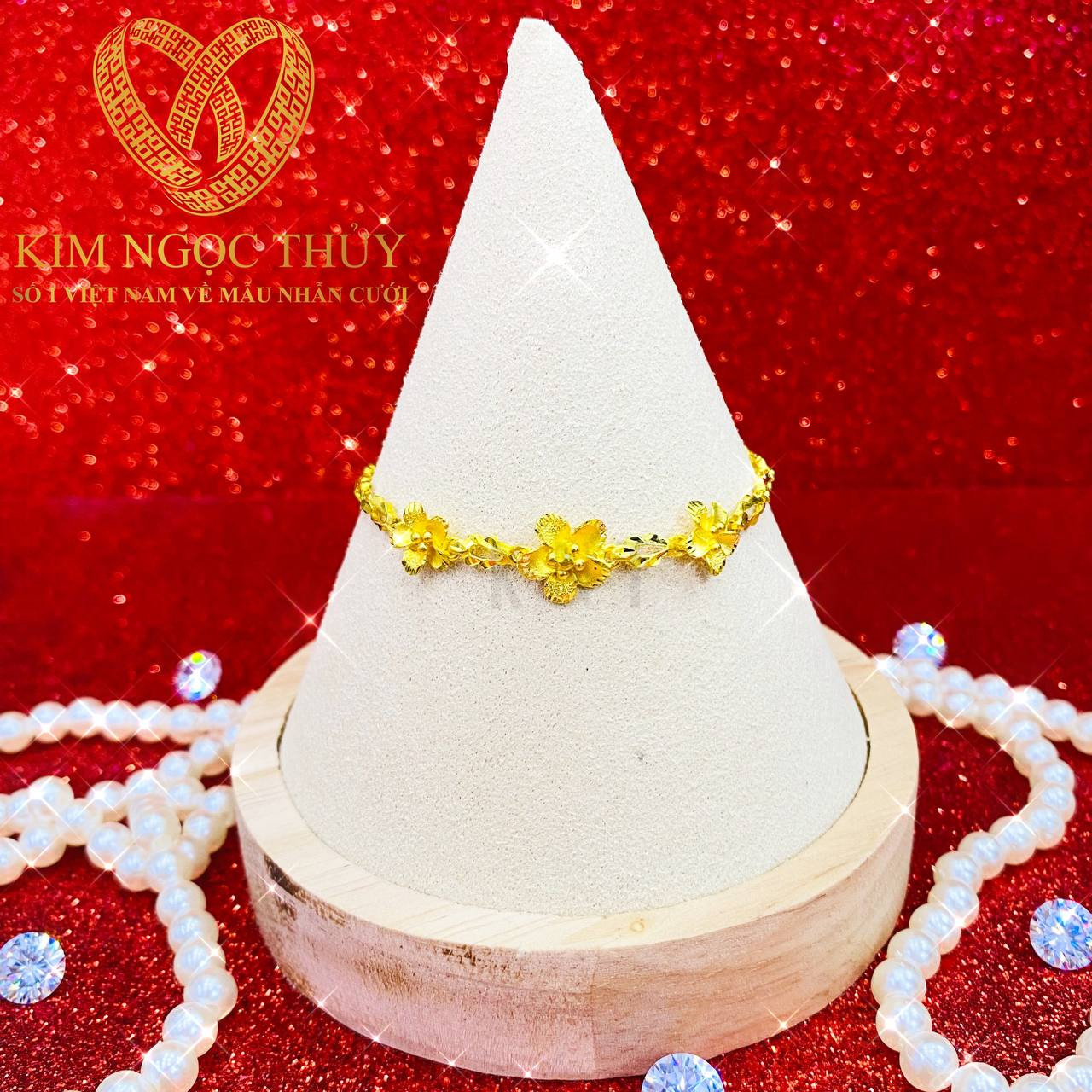 Lắc tay 1 chỉ đẹp tinh tế, đơn giản