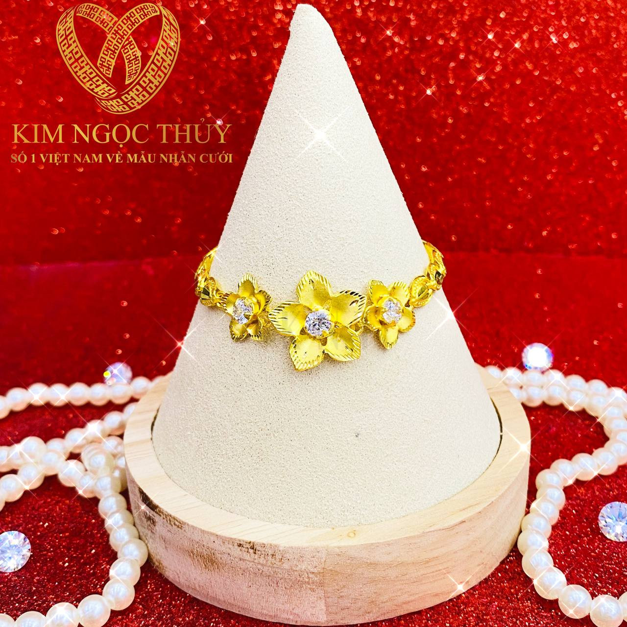 Lắc tay 2 chỉ sang trọng, đẹp tinh tế và cuốn hút