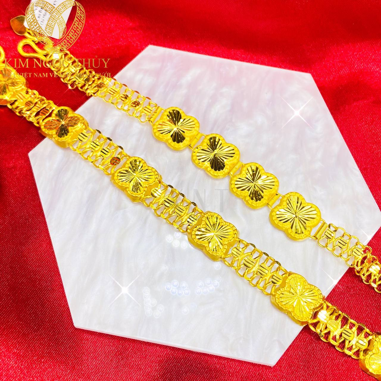 Lắc tay 2 chỉ tinh xảo tại Kim Ngọc Thủy