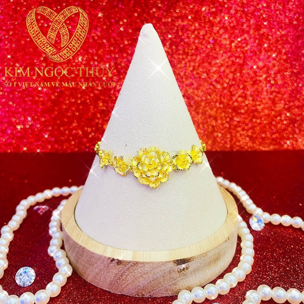 lắc tay 3 chỉ đa dạng, giá tốt tại Kim Ngọc Thủy