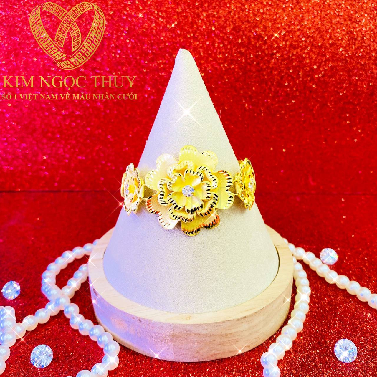 Lắc tay 5 chỉ với mẫu mã đa dạng, ấn tượng