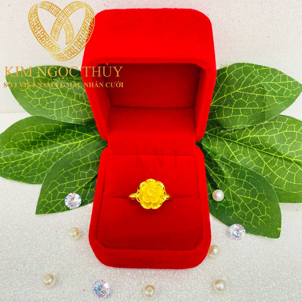 Nhẫn hoa mai 1 chỉ và 2 chỉ sang trọng và đầy đẳng cấp