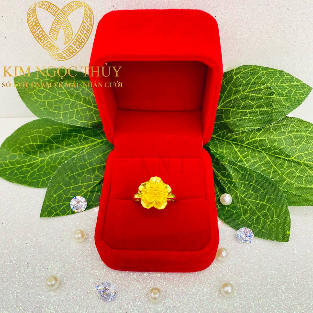 Nhẫn hoa mai 1 chỉ và 2 chỉ nhẫn hoa mai 1 chỉ và 2 chỉ tinh xảo