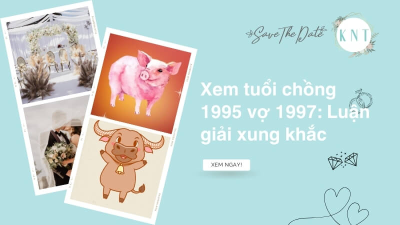 Xem tuổi chồng 1995 vợ 1997: Luận giải & hóa giải xung khắc