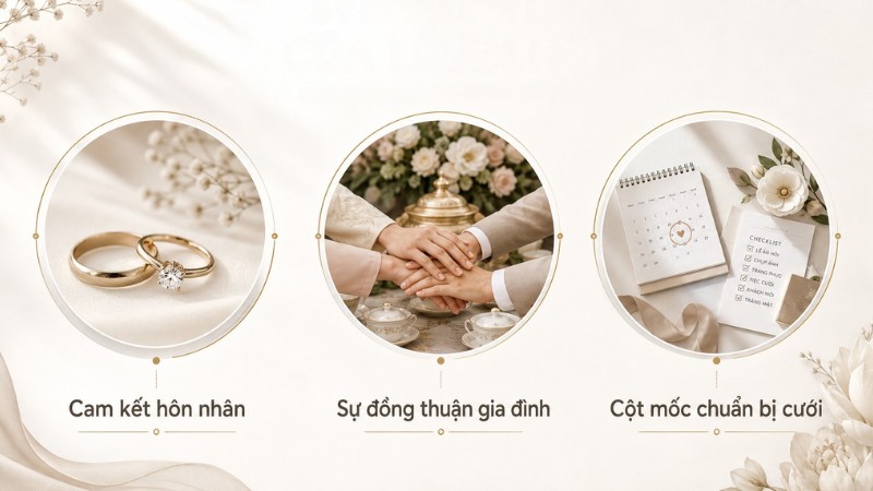 Ý nghĩa lễ đính hôn với cặp đôi và hai gia đình