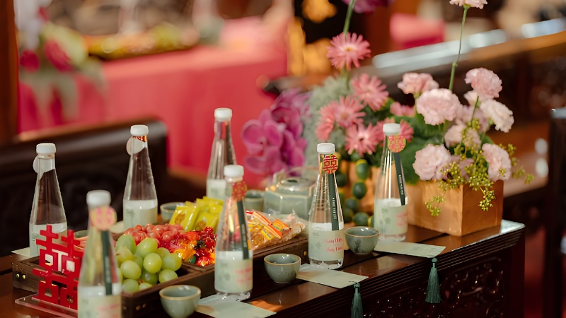 Trang trí không gian của buổi lễ xin dâu
