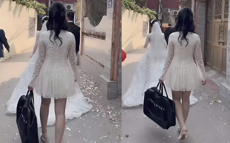 Người có hôn nhân hạnh phúc được cho là "tốt vía", "mát tay", và việc họ xách vali sẽ "truyền" được sự may mắn đó sang cho cô dâu