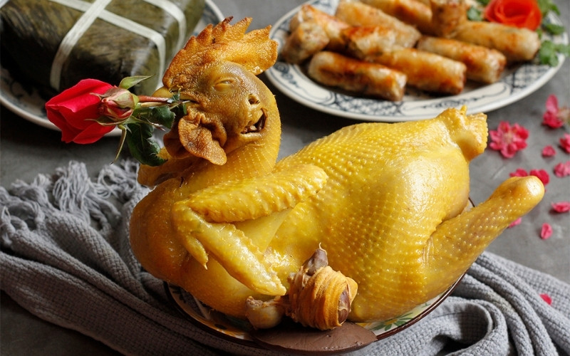 Có thể chuẩn bị gà luộc cho mâm lễ mặn