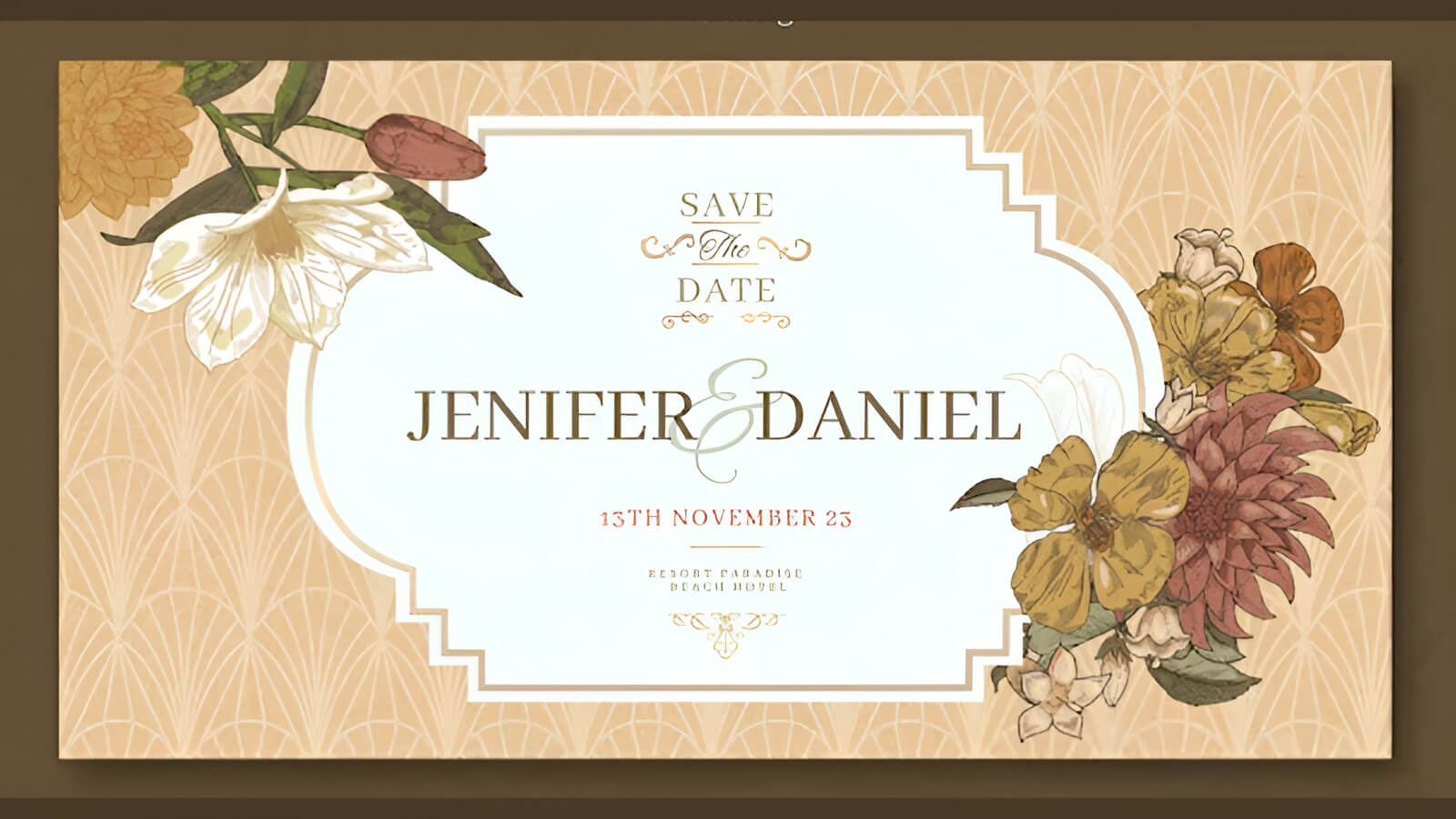 Mẫu thiệp cưới hiện đại, phá cách và cá tính