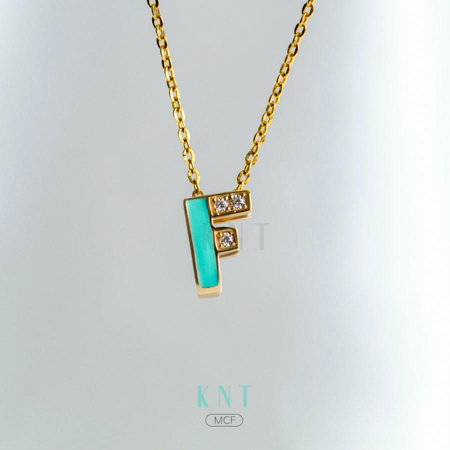 Mặt dây chuyền Sea La Vie chữ F - Tinh tế, khác biệt