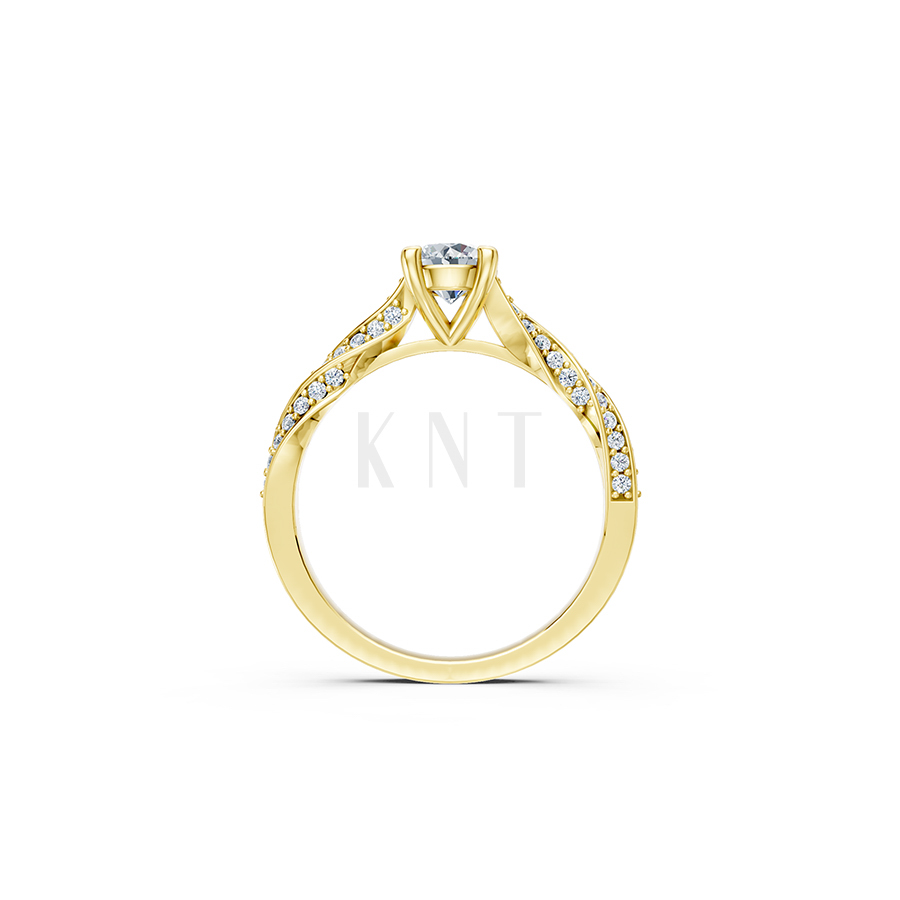 Nhẫn đính hôn R449 phù hợp với nhiều kiểu dáng tay