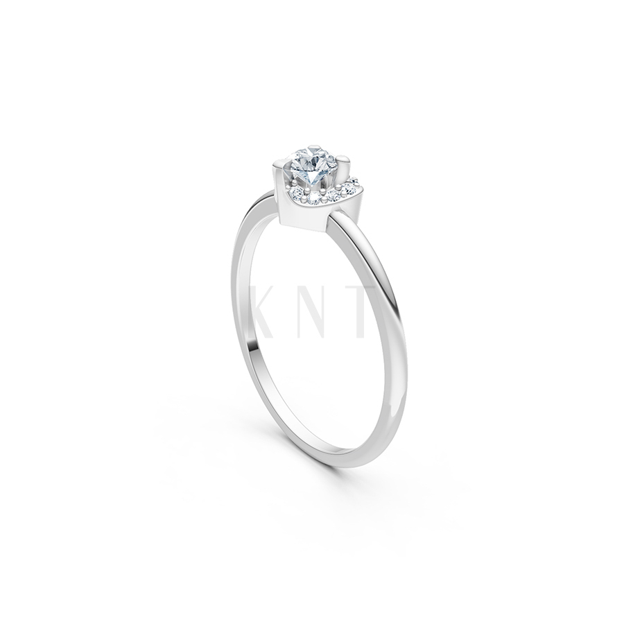 Nhẫn đính hôn R453 phù hợp với nhiều kiểu dáng tay