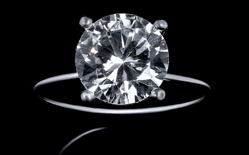 Nhẫn kiểu Solitaire tôn vinh vẻ đẹp viên đá
