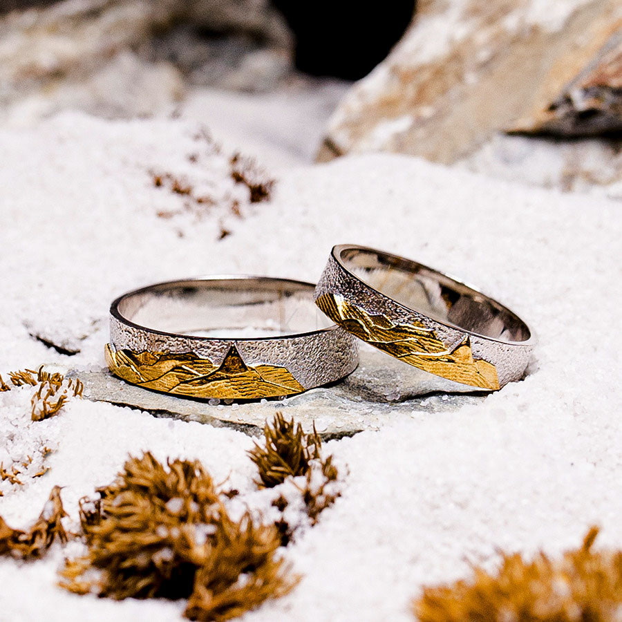 Nhẫn cưới Horizon A264 thể hiện tình yêu dài lâu và vững chải