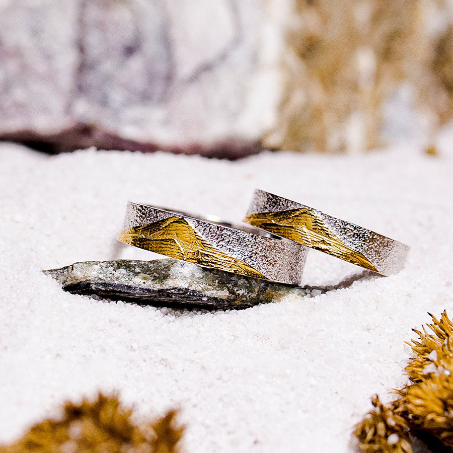 Nhẫn cưới Horizon A265 lấy cảm hứng từ ngọn núi Phú Sĩ thanh bình