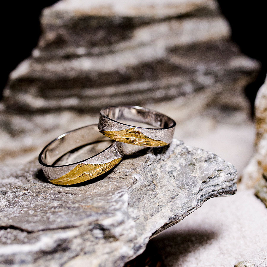 Nhẫn cưới Horizon A265 thiết kế tinh tế và mềm mại