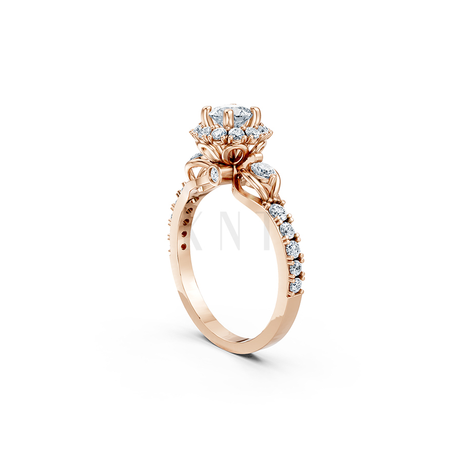 Nhẫn đính hôn R476 là món quà ý nghĩa cho ngày cầu hôn