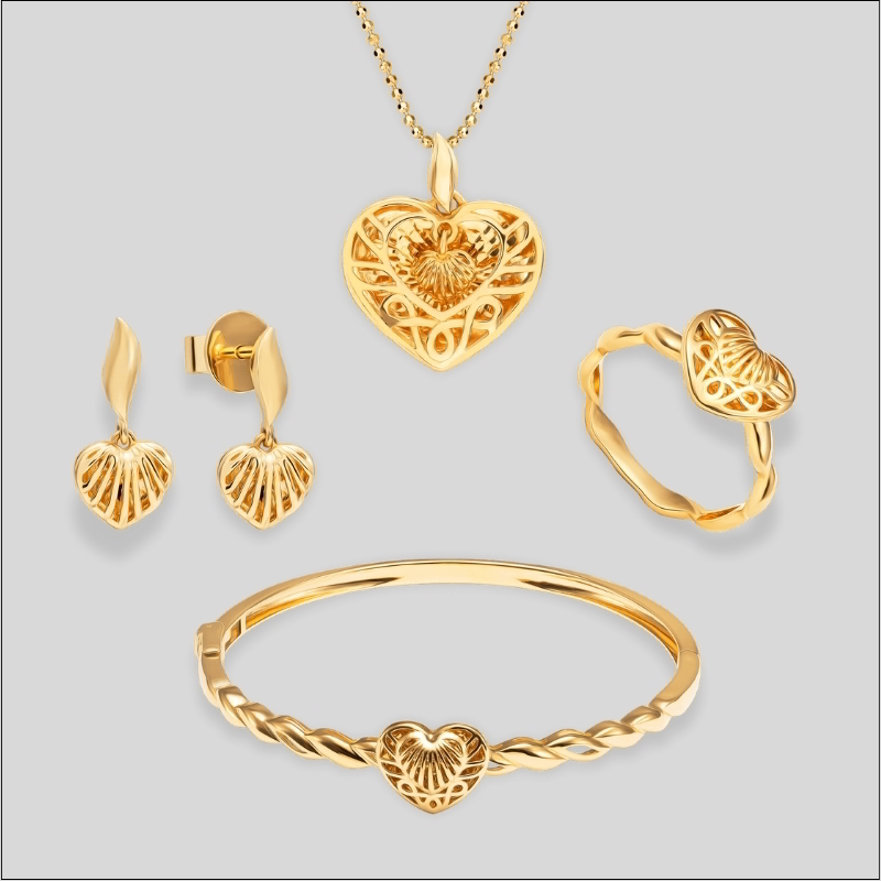 Nhẫn kim cương vàng 18K sang trọng với thiết kế tinh xảo