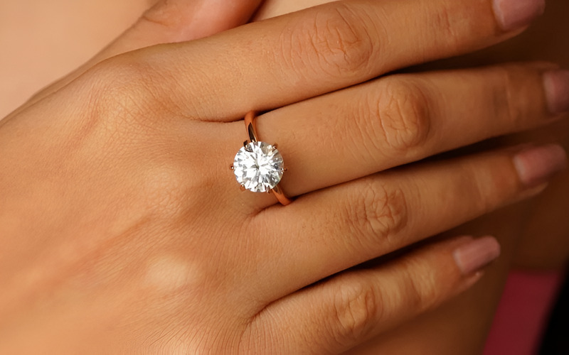 Vẻ đẹp thuần khiết của nhẫn Solitaire
