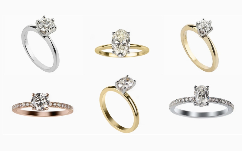 Chọn nhẫn phù hợp túi tiền.