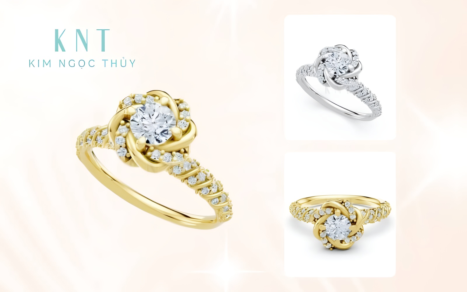 Nhẫn cầu hôn vàng Kim Ngọc Thuỷ chất lượng, uy tín, tận tâm