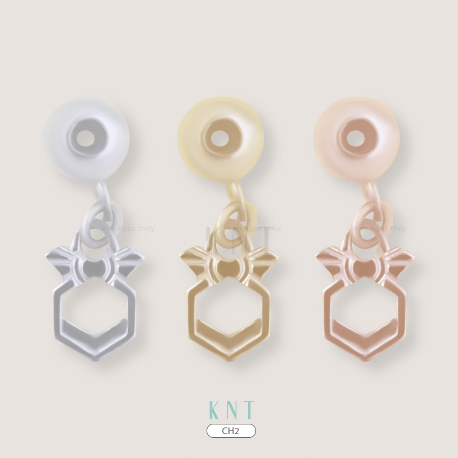 Charm Angel CH2 chất liệu vàng 10K: Thiết kế tinh xảo, thanh thoát