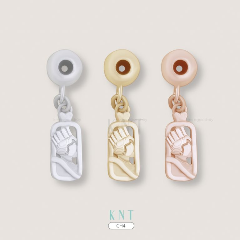 Charm Queen CH4: Thiết kế vương miện hoàng hậu, chất liệu vàng 10K