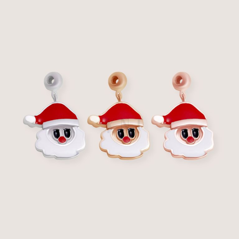 Charm Santa Claus CH65 vàng 10K hình ông già Noel thiết kế tinh xảo
