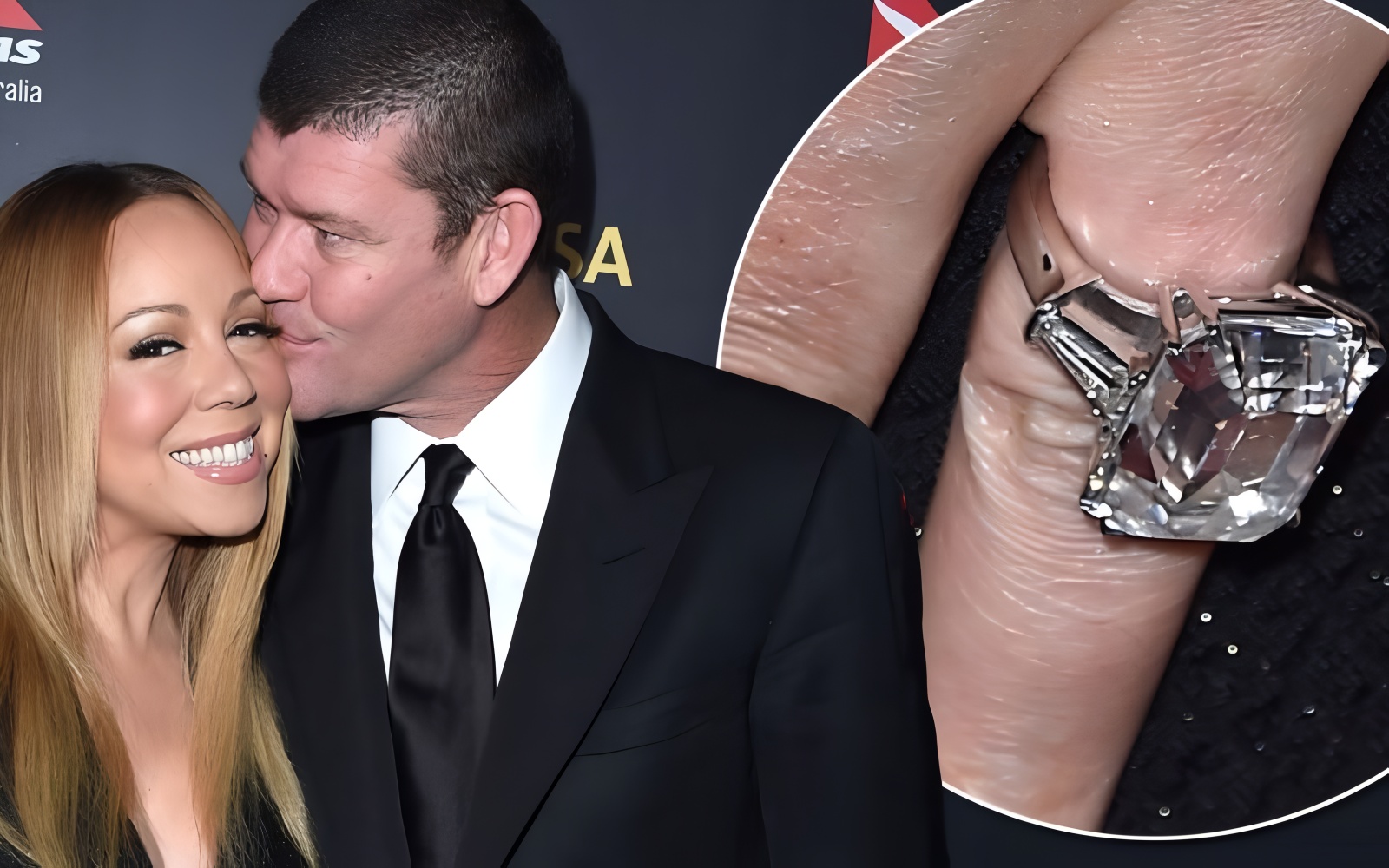 Nhẫn đính hôn của Mariah Carey và James Packer