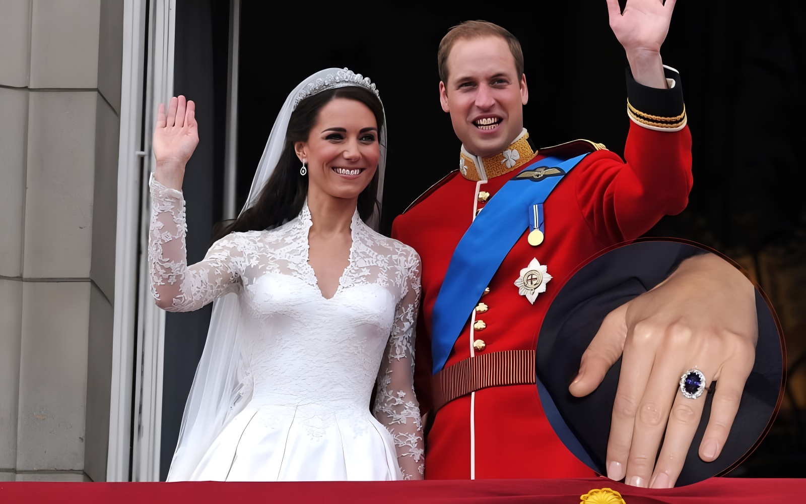 Nhẫn đính hôn của Kate Middleton và Hoàng tử William