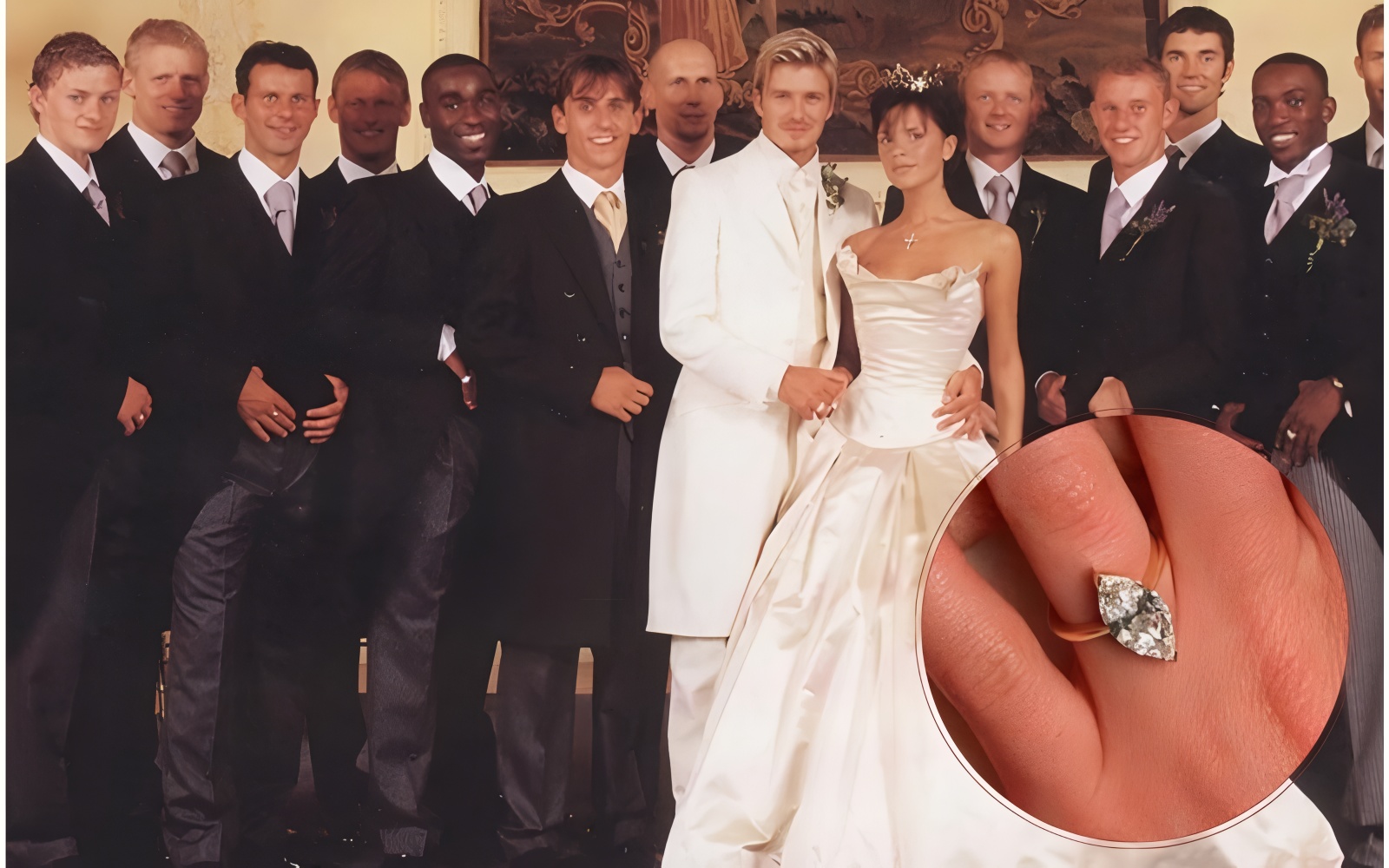 Nhẫn đính hôn của Victoria Beckham và David Beckham