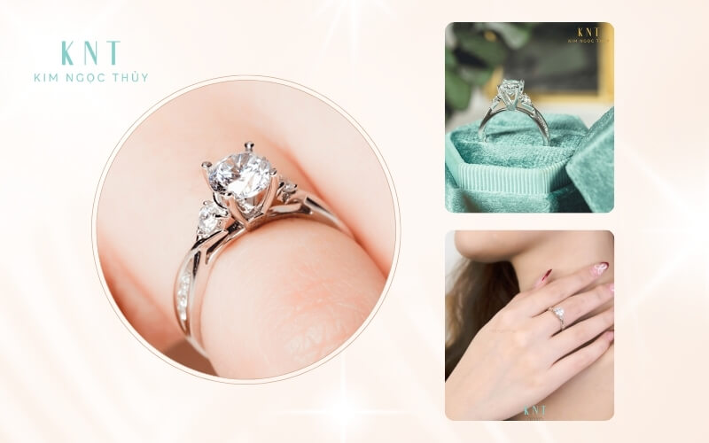 Nhẫn cầu hôn mang ý nghĩa đại diện cho tình yêu vĩnh cữu, mong muốn gắn bó trọn đời