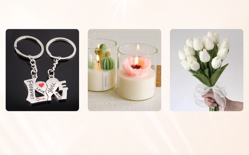 Những món quà nhỏ dễ thương sẽ không tạo áp lực nhận quà cho các cặp đôi mới quen