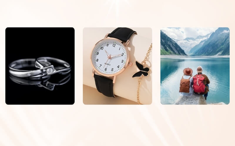 Với mối quan hệ đã gắn kết, một món trang sức hoặc một chuyến du lịch sẽ là kỷ niệm đáng nhớ của cả hai