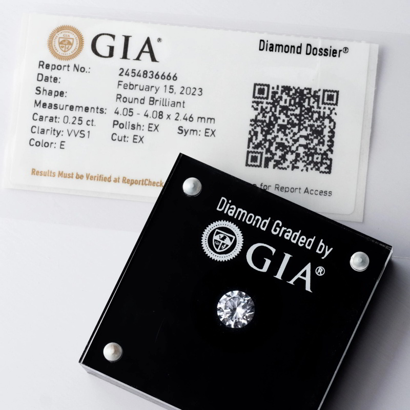 Giấy chứng nhận sẽ cung cấp thông tin chi tiết về 4C của viên kim cương