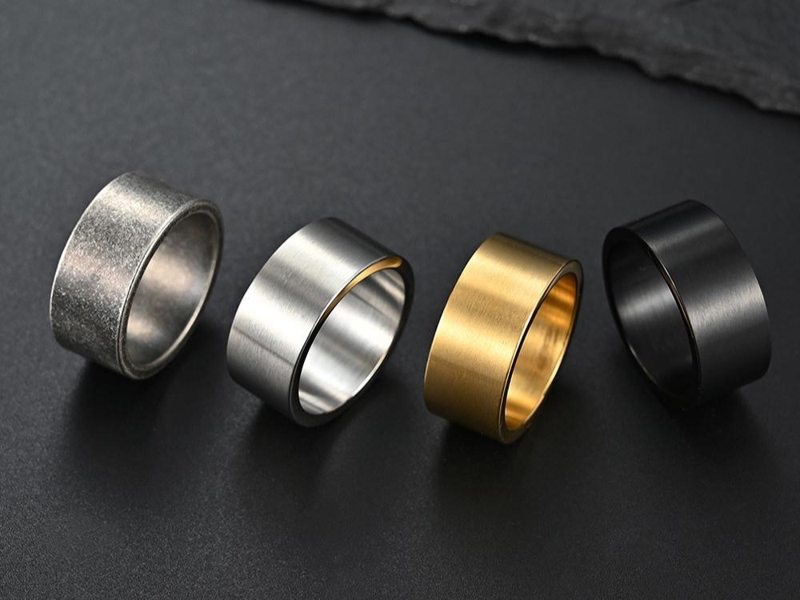 Nhẫn trơn bản lớn cho nam