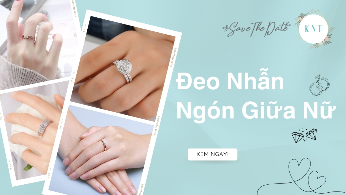 Đeo nhẫn ngón út nữ