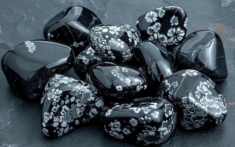 Obsidian Bông Tuyết