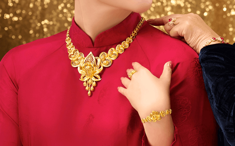 Bộ trang sức cưới truyền thống