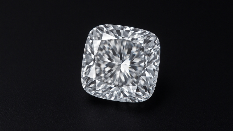 Cushion có giác cắt hình vuông hoặc chữ nhật với các góc được bo tròn mềm mại