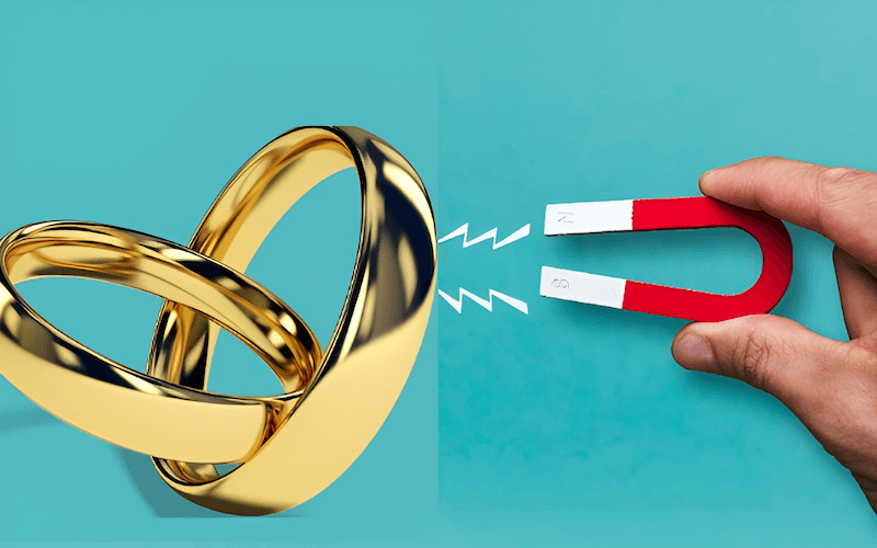 Nếu trang sức bị nam châm hút thì chắc chắn đó không phải vàng thật