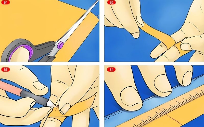 Tự đo size nhẫn tại nhà bằng dây hoặc dải giấy để ước lượng