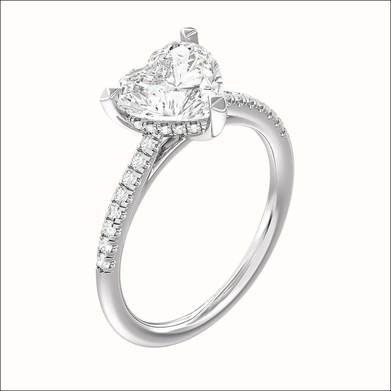 Đánh giá chất lượng viên kim cương Heart qua độ đối xứng và hiệu ứng