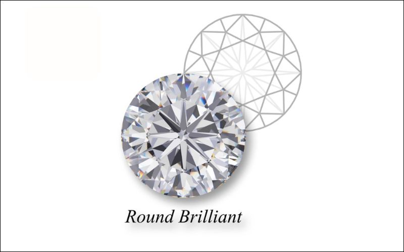 Round Brilliant Cut là sự kết hợp hoàn hảo giữa hình dáng tròn cổ điển và kỹ thuật cắt đỉnh cao