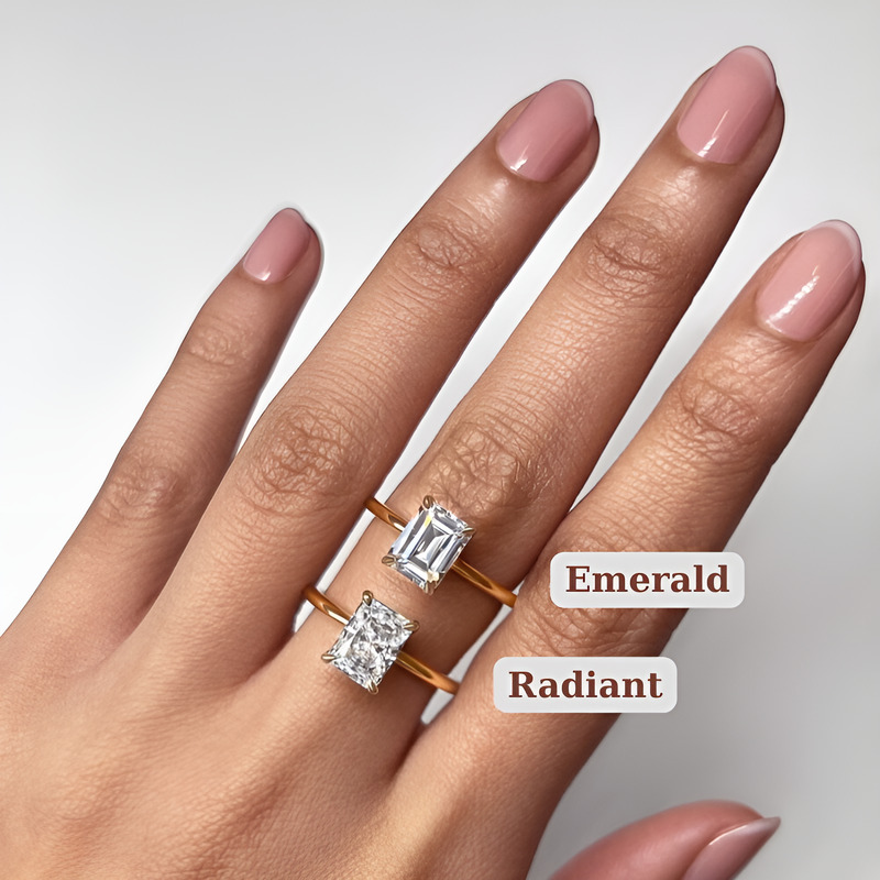 Nhẫn kim cương là biểu tượng của tình yêu và sự cam kết vĩnh cửu.